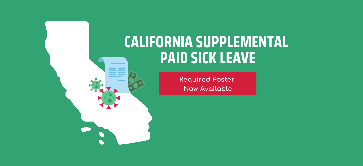 2022 COVID19 Supplemental Paid Sick Leave Poster Available
